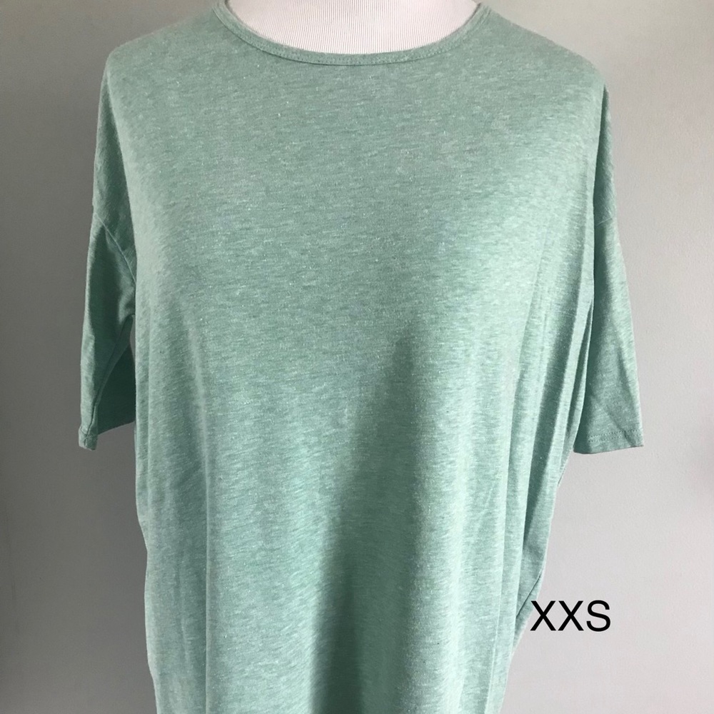 Solid mint cotton LuLaRoe Irma